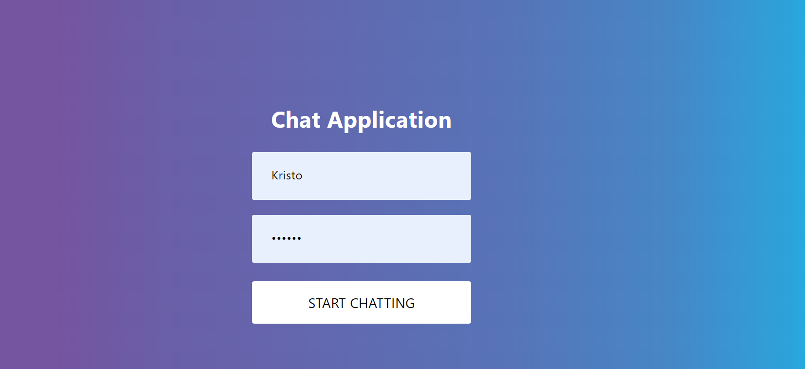 Chat app interface preview